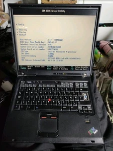 BEST SPEC ThinkPad T42 15" Laptop Pentium M 1.8G 2GB RAM 50GB HDD WINXP ATi9600 - Picture 1 of 16