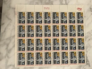 Full Sheet 10c First Man on the Moon Airmail Stamps C76 MNH Free Ship Nice! - Picture 1 of 1