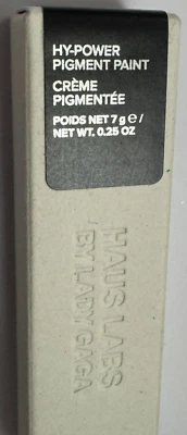 Pintura pigmentada Haus Labs de Lady Gaga Hy-Power negra ónix mate 0,25 oz nueva en caja Foto 1 de 3