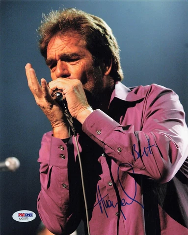 Huey Lewis signed 8x10 photo PSA/DNA Autographed Cover