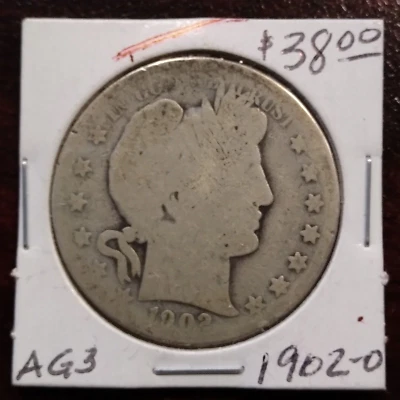 1902 o Barber Half Dollar - Image 1 of 2