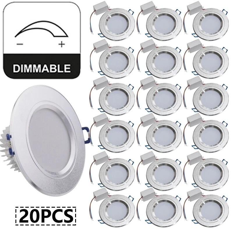 20Pack Dimmable Ceiling Downlight 5W LED Recessed Wall Spot Light Down Lamp 220V - Image 1 of 4