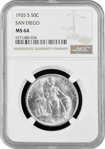 USA half dollar 1936 S, NGC MS64, "Pacific International Exposition in San-Diego - Picture 1 of 2