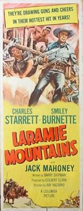 Laramie Mountains, 1952, Charles Starrett, Original Insert, (14x36&quot;)  - Picture 1 of 1