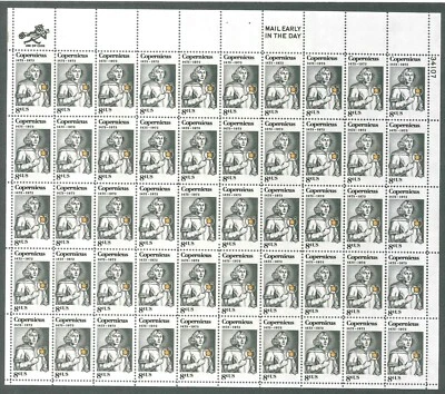 Scott #1488 Copernicus Mint Sheet MNH  CV $11.10 - Image 1 of 2