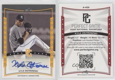 2014 Leaf Perfect Game Showcase Auto Gold /50 Kyle Ostrowski #A-KO1 Auto
