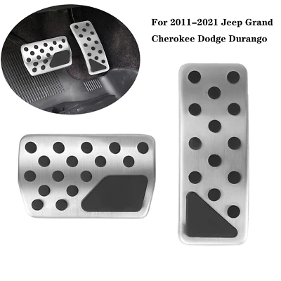 Gas & Brake Pedals Cover Pad For 2011-2022 Jeep Grand Cherokee Dodge Durango US - Image 1 of 4