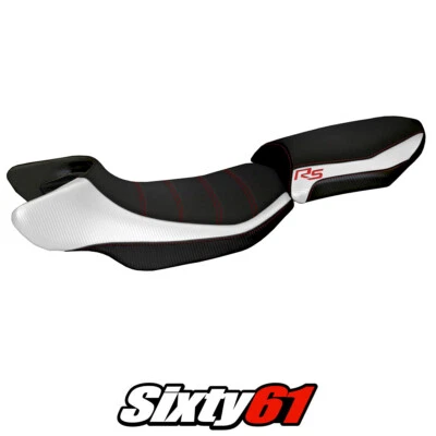 Cubierta de asiento BMW R1200RS 2015 2016 2017 2018 2019 Tappezzeria Comfort blanco rojo Foto 1 de 4