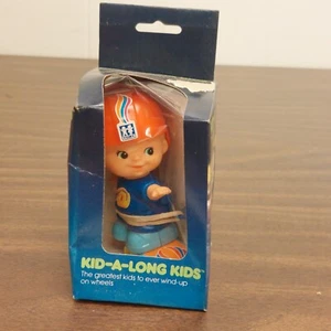 NOS Vintage 1979 TOMY Kid-A-Long Wind Up Skateboard Made in Taiwan Collectible - Picture 1 of 6