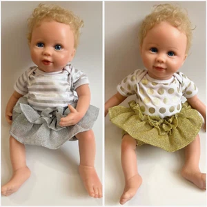 Asthon Drake Linda Murray Silver & Gold TrueTouch Silicone Twins Baby Doll Set - Picture 1 of 22
