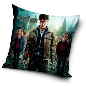 Mikrofaser Kissen Offizieller Druck Harry Potter 40x40 Geschenkidee Ron Hermine - Bild 1 von 1