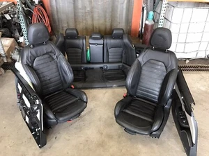 2019 ALFA ROMEO GIULIA QV OEM Bucket Seats Complete Door Panels Rear Front Seat - Picture 1 of 8