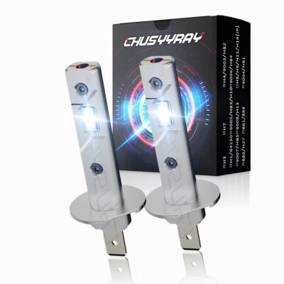 Kit de faros LED H1 bombillas haz alto bajo 10000K súper blanco 20000LM combo 2 Foto 1 de 4
