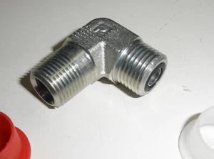 Parker 6-6 CLO-S 3/8 NPS x 3/8 FFOS 90 Degree Elbow 4730-01-580-4787 - Picture 1 of 1