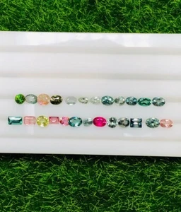 8.90CT Wonderful 100% Natural Multi Color Tourmaline Loose Gemstone - Picture 1 of 3