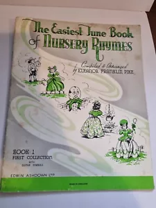 The Easiest Tune Book of Nursery Rhymes Eleanor Franklin Pike Book 1 Ashdown - Picture 1 of 9