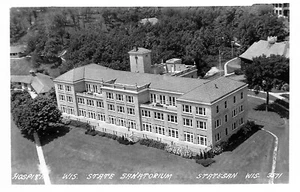 # G4153 WISCONSIN STATE SANATORIUM, STATESAN, WI. REAL PHOTO POSTCARD - Imagen 1 de 2