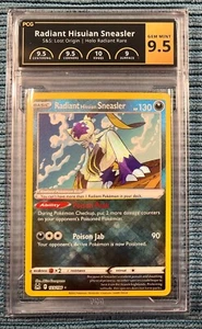 Radiant Hisuian - Holo - #123/196 - Graded Gem Mint 9.5 - Bild 1 von 4