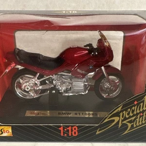 Maisto Special Edition Motorcycle Model 1:18 BMW Red. Rare - Picture 1 of 7