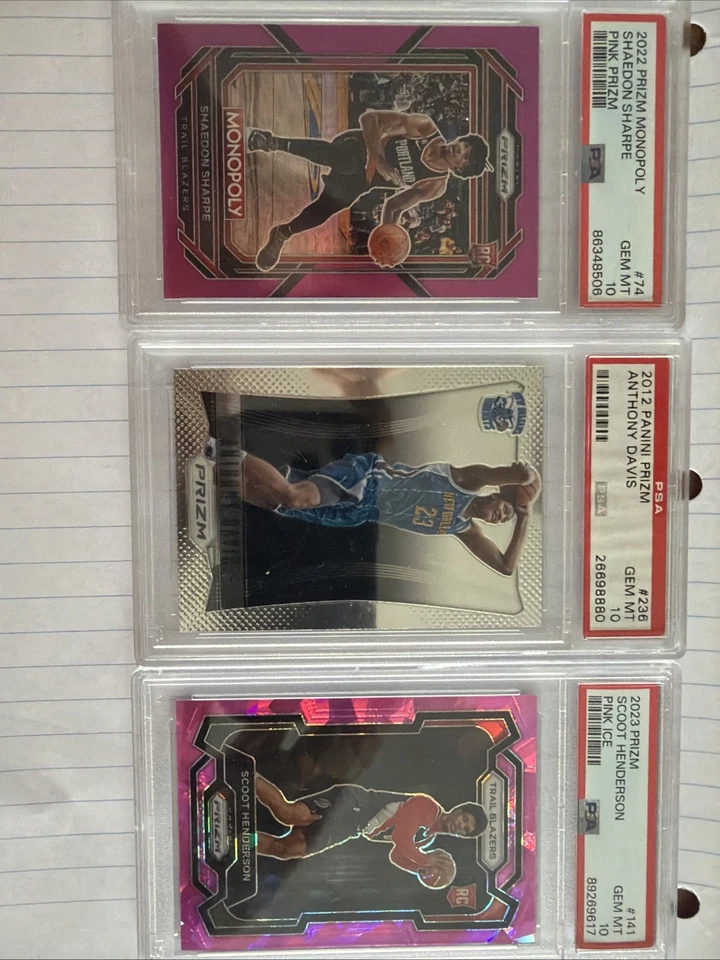 Lote de 10 novatos NBA PSA  Foto 1 de 2