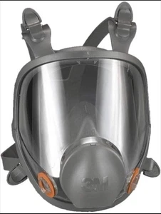 3M 6800 Respiratore Riutilizzabile Full Facepiece, Medium, Grigio Serie 6000 - Foto 1 di 5