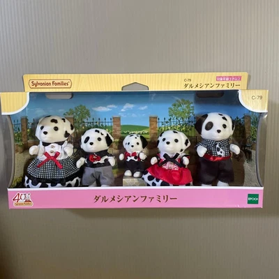 Sylvanian Families Dalmatian Dog Family Set C-79 EPOCH Calico Critters Japan New - Image 1 of 4