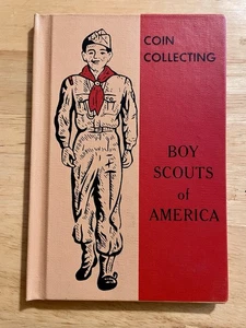 1966 Vintage BSA Coin Collecting Merit Badge Hardback Book - Picture 1 of 3
