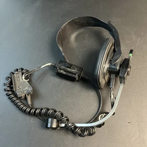 Casque Setcom vintage 5 pièces réparation non testé modèle 5E-PR1MZ2 - Photo 1/7