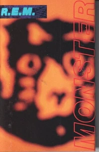 Rem Monster cassette Europe Warner Bros. 1994 cassette clear shell with silver - Picture 1 of 2