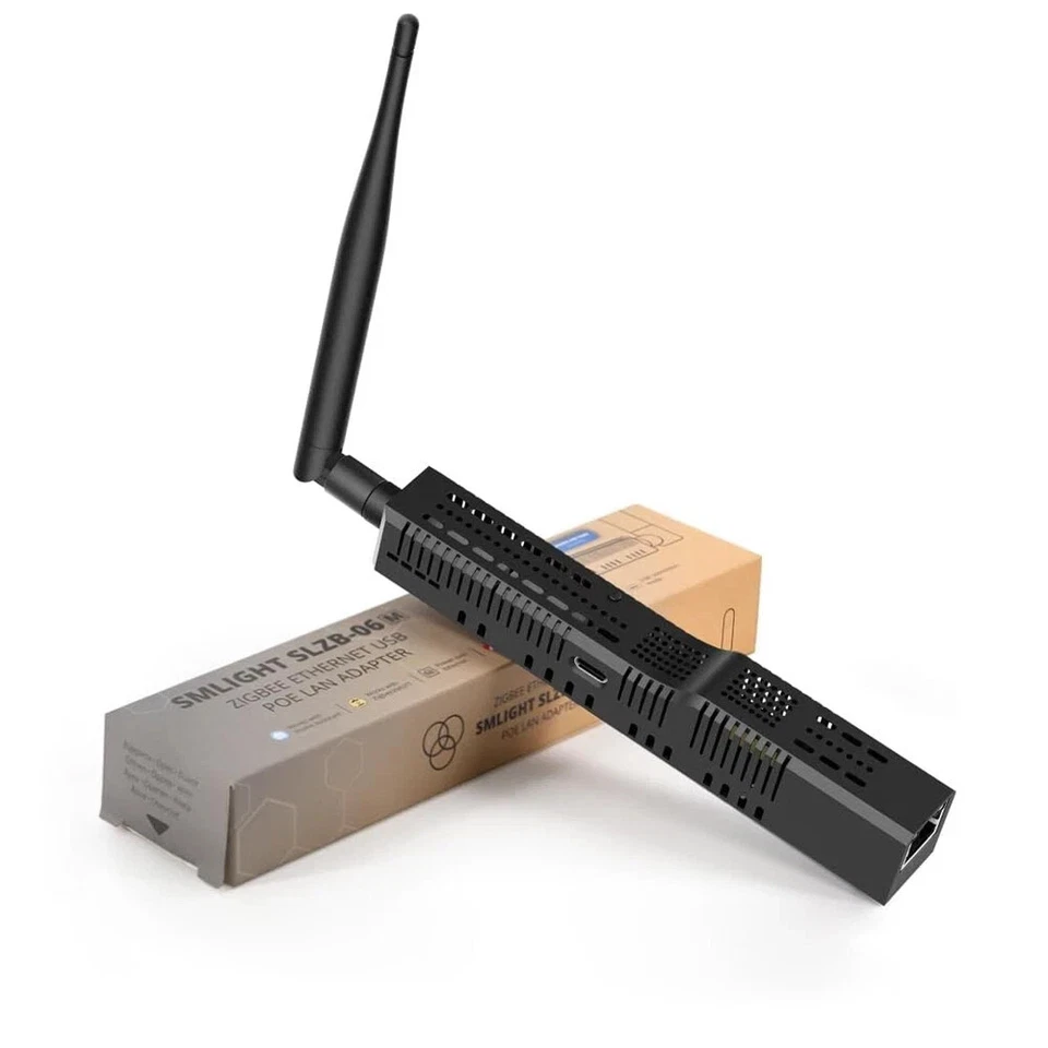 SMLIGHT SLZB-06M Zigbee LAN PoE USB Wi-Fi Adapter Z2MQTT ZHA Thread EFR32MG21 - Bild 1 von 1