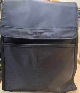 Esprit Black Backpack Purse Diaper Bag, Cellphone Pocket Adjustable Straps - Picture 1 of 4