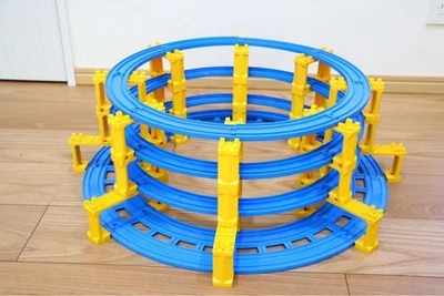 Plarail 4-Level Tower Rail Set Tomy Track Layout System Used from Japan - Image 1 of 4