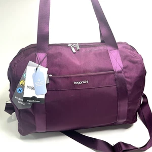 baggallini All Day Large Duffel Mulberry Gym Carry-on Overnight Brand New $140 - Picture 1 of 12