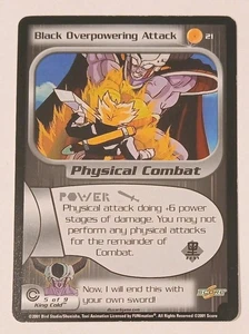 Dragon Ball Z CCG - BLACK OVERPOWERING ATTACK - #21  - Picture 1 of 2
