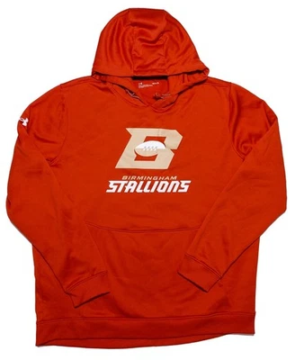 UNDER ARMOUR Birmingham Stallions USFL Sudadera con Capucha Chaqueta Pullover Equipo Rojo Grande L Foto 1 de 4