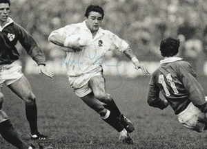 Will Carling Hand Signed 7x5 Inch Rugby Union Photo England - Picture 1 of 1