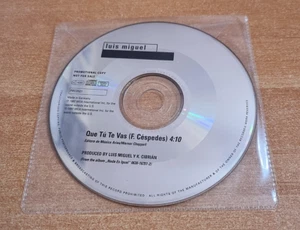 LUIS MIGUEL Que tu te vas GERMANY PROMO CD SINGLE ULTRA RARE 1997 OUT OF PRINT - Picture 1 of 1