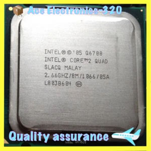 Intel Core Q6700 2 Quad SLACQ CPU Processor 1066 MHz 2.66 GHz LGA 775/Socket - Picture 1 of 2