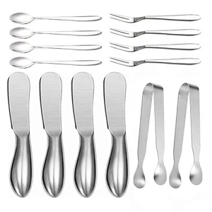 Charcuterie Board Accessories Set14-Piece Cheese and Butter Spreader Knives &... - Picture 1 of 6