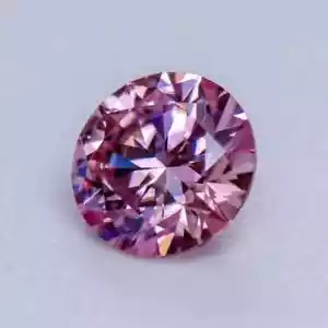 1 CT Natural Pink Diamond Round Cut VVS1 D Grade IDGL Certified 1 Free Gift Q1 - Picture 1 of 6