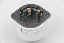 1pc Gold plated Philips 4689 To 6L6 El34 tube converter adapter