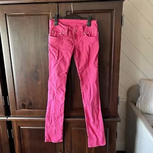 Hydraulic Pink Skinny Jeans 0 Ultra Low - Picture 1 of 7