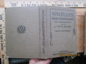 Wheeler's Graded Literary Readers With Interpretations A Fifth Reader 1919 - Imagen 1 de 11