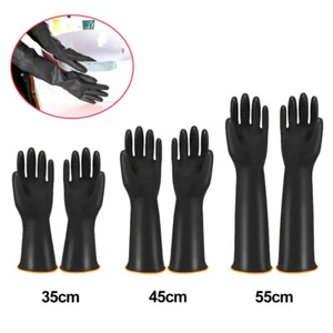 Säurefest Sandstrahlen Arbeitshandschuhe Gummihandschuhe Lack Handschuhe Chemie - Bild 1 von 15
