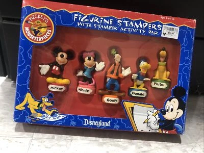 Conjunto de carimbo de estatueta Disneyland sem almofada de atividade na caixa - Imagem 1 de 4