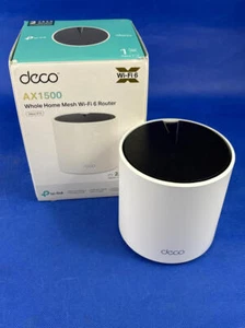 TP-Link Dual-Band AX1500 WiFi 6 Mesh Wi-Fi System (Deco X15) (1-Pack) - Photo 1/6