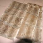 100% Real Rabbit Fur Blanket & Real Fur Carpet Rug Throw Leather Natural 4 Color