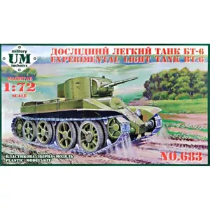 UMT 683 kit modellino in plastica scala 1:72 serbatoio leggero sperimentale BT-6 - Foto 1 di 6