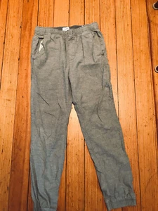 Old Navy boys cotton blend gray jogger elastic waist ankles long pants size XL - Picture 1 of 4