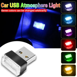 Mini USB LED Light For Mac PC Laptop Neon Night Car Interior Ambient Bulb Lamp - Picture 1 of 20